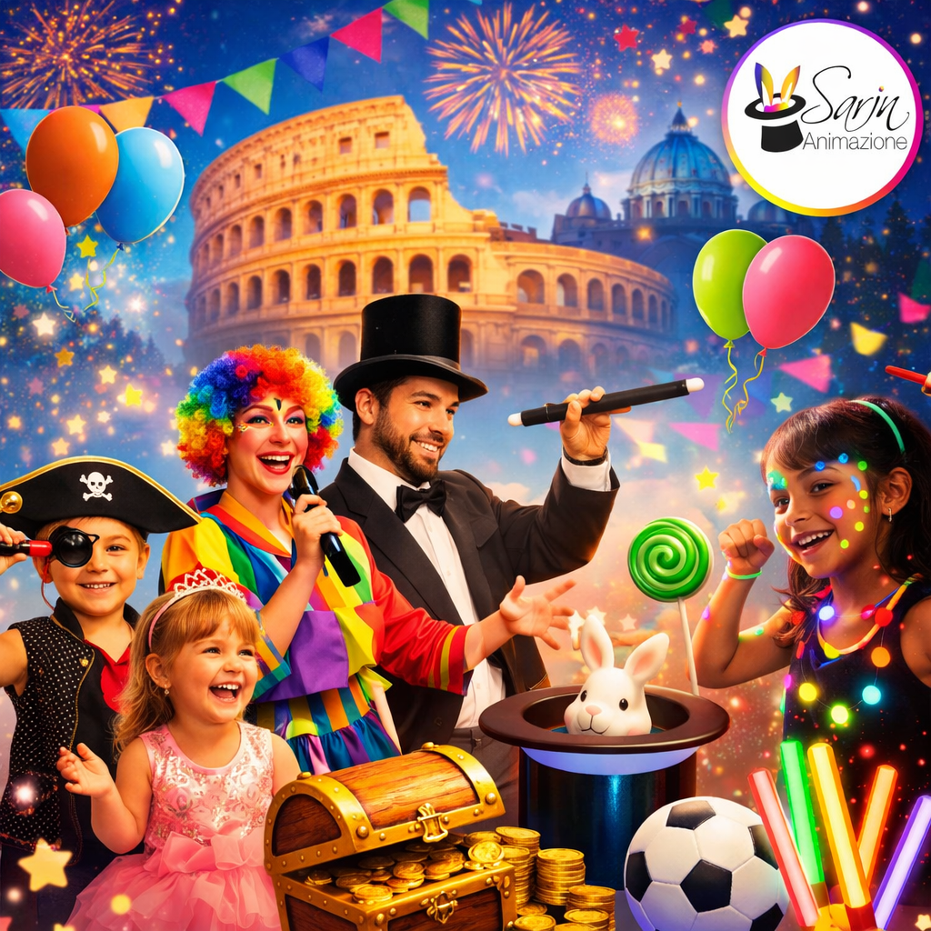 Animazione Feste a Roma: Sarin Animazione per Eventi Indimenticabili